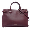 Burberry Medium Leather and House Check Banner Satchel Secondhand