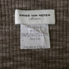 Dries Van Noten Grey Melange Wool Top - '90s Second hand