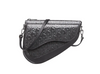 Christian Dior Saddle Boxy Pouch Crossbody Bag Oblique Embossed Calfskin