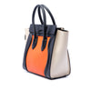 Celine Micro Tricolor Leather Luggage Tote Secondhand