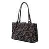 Fendi Zucca Canvas Shoulder Bag Secondhand