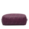 Fendi Zucca Spalmati Cosmetic Pouch Secondhand