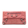 Balenciaga Lambskin Motocross Classic Envelope Clutch Secondhand