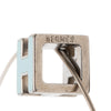 Hermès Palladium Plated Lacquered Cage D H Pendant Necklace Secondhand