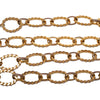 Chanel Gold Plated CC Medallion Chain Link Belt Secondhand