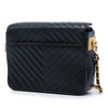 Chanel CC Chevron Calfskin Rock The Corners Minaudiere Bag Secondhand