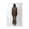 Secondhand Roberto Cavalli Laser-cut Suede Pant - '00s