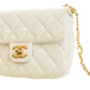 Chanel Mini Square Classic Patent Enamel Coco Hearts Single Flap Secondhand