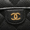 Secondhand Chanel CC Quilted Caviar Classic Flap Wallet