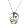 Louis Vuitton Brass Monogram Charms Pendant Necklace Secondhand