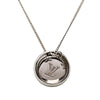Louis Vuitton Brass Monogram Charms Pendant Necklace Secondhand