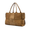 Secondhand Bottega Veneta Medium Suede Maxi Intrecciato Arco Tote