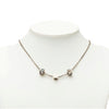 Louis Vuitton Brass Crystal Gamble Station Necklace Secondhand