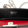 Prada City Calfskin Studded Elektra Clutch with Chain Secondhand