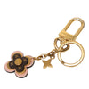 Louis Vuitton Gold Plated Monogram Blooming Flowers Bag Charm and Key Holder Secondhand
