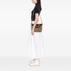 Fendi Vitello Grace and Suede Flip Satchel Secondhand
