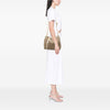 Prada Canvas Canapa Logo Bow Satchel Secondhand