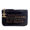 Chanel Croc Embossed Calfskin Mademoiselle Gabrielle Signature Pouch Secondhand