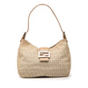 Fendi Zucchino Canvas Shoulder Bag Secondhand