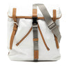 Prada Saffiano Trimmed Tessuto Triple Buckle Messenger Bag Secondhand