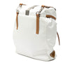 Prada Saffiano Trimmed Tessuto Triple Buckle Messenger Bag Secondhand