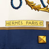 Hermès Les Cles Silk Scarf 90 Secondhand