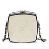 Chanel Quilted Lambskin Make Up Box Clutch With Chain Secondhand