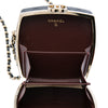 Chanel Quilted Lambskin Make Up Box Clutch With Chain Secondhand