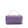 Chanel Mini CC Quilted Lambskin Top Handle Bag Secondhand