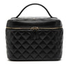 Chanel CC Quilted Lambskin Vanity Top Handle Bag Secondhand