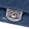 Chanel Large Quilted Goatskin Double Carry Waist Chain Flap Secondhand