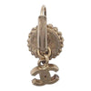 Chanel CC Gold Plated Faux Pearl Strass Clip On Earrings Secondhand