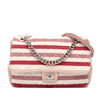Chanel Jumbo Stripe Jersey Felt and Rope Flap Secondhand