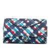 Chanel XXL Printed Canvas Airline Single Flap Secondhand