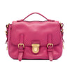 Prada Vitello Daino Push Lock Double Buckle Messenger Bag Secondhand