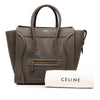 Celine Mini Grained Calfskin Luggage Tote Secondhand