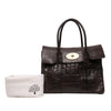 Mulberry Croc Embossed Calfskin Bayswater Heritage Tote Secondhand
