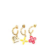 Secondhand Louis Vuitton Monogram Boucle Doreille Sweet Stud Earrings