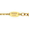 Louis Vuitton Gold Plated Monogram Blooming Supple Bracelet Secondhand