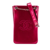 Chanel CC Patent Phone Holder Crossbody Secondhand