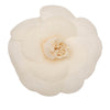 Chanel Canvas Camellia Brooch Secondhand