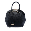 Burberry Large Heritage Grain Check Embossed Orchard Bowling Bag Secondhand