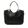 Ferragamo Buffalo Leather Fanya Chain Tote Secondhand