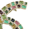 Chanel Gold Plated Enamel CC Brooch Secondhand