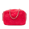 Chanel Quilted Suede Camera Bag Secondhand