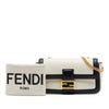 Fendi Bicolor Leather Chain Midi Baguette Secondhand