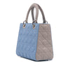 Secondhand Dior Medium Bicolor Lambskin Cannage Lady Dior