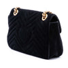 Gucci Medium GG Marmont Matelasse Velvet Shoulder Bag Secondhand