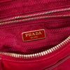 Prada Saffiano Trimmed Tessuto Chain Crossbody Secondhand
