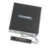 Chanel Gold Plated Enamel CC Square Stud Earrings Secondhand